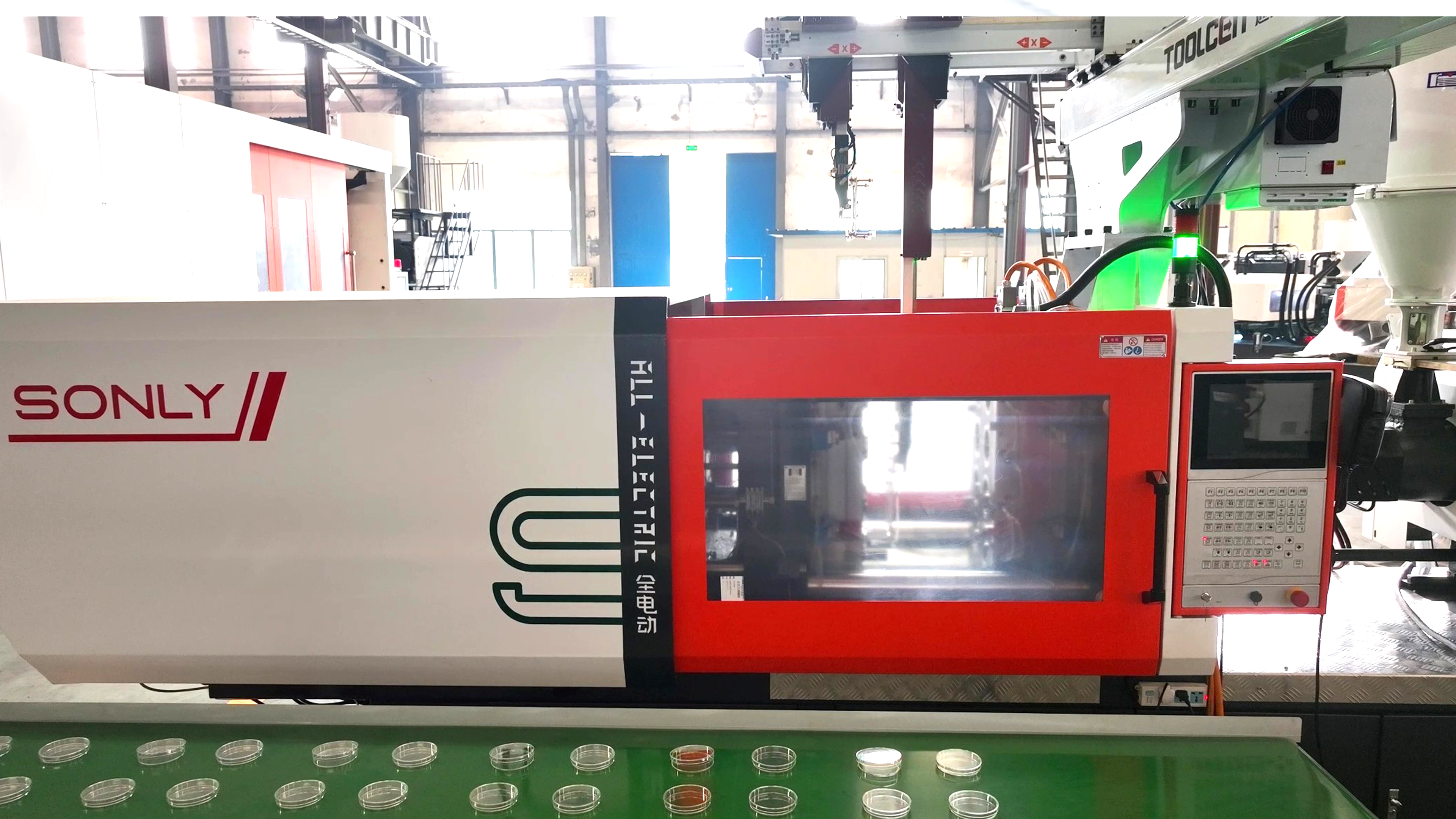 Fully electric petri dish test mold